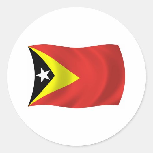 Osttimor Flaggen Aufkleber (Vorderseite)