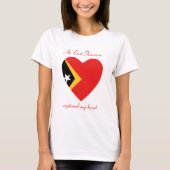 Osttimor-Flaggen-Schatz-T - Shirt (Vorderseite)