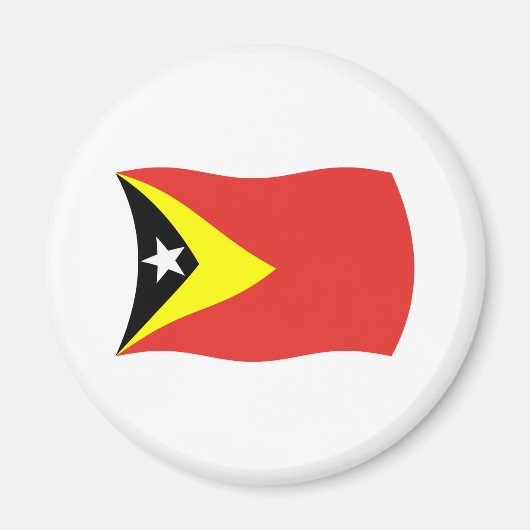 Osttimor Flaggenmagnet Magnet (Vorne)