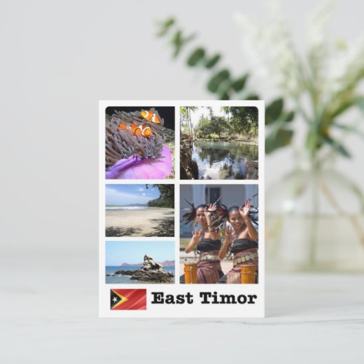 Osttimor - Mosaik - Postkarte (Stehend Vorderseite)