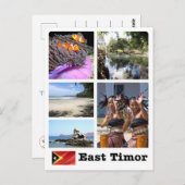 Osttimor - Mosaik - Postkarte (Vorne/Hinten)