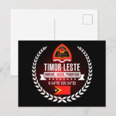 Osttimor Postkarte (Vorne/Hinten)