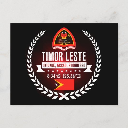 Osttimor Postkarte (Vorderseite)
