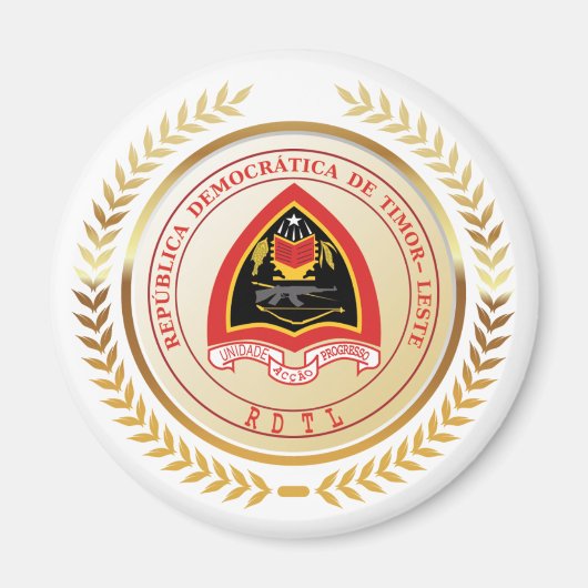 Osttimor-Wappen Magnet (Vorne)