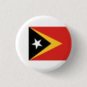 Osttimorische Flagge, Flagge Osttimors Button (Vorderseite)