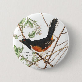 Osttowhere, Audubon, Rot-mit Augen Birdwatcher-Bir Button