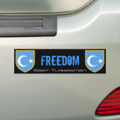 OstTurkestan Flagge Autoaufkleber (Auf Auto)