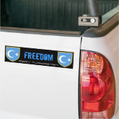 OstTurkestan Flagge Autoaufkleber (Auf Lkw)