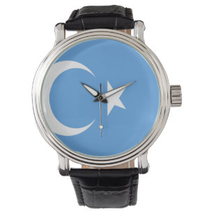 Ostturkestan Uyghur Flag Armbanduhr