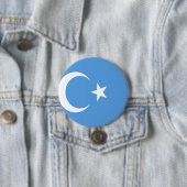 Ostturkestan Uyghur Flag Button (Beispiel)