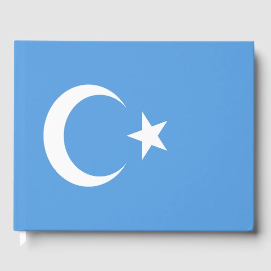 Ostturkestan Uyghur Flag Gästebuch (Vorderseite)