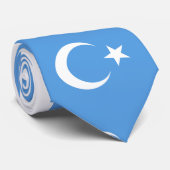 Ostturkestan Uyghur Flag Krawatte (Gerollt)