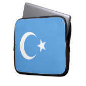 Ostturkestan Uyghur Flag Laptopschutzhülle (Vorderseite Links)