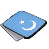 Ostturkestan Uyghur Flag Laptopschutzhülle (Vorne Knopf)