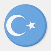 Ostturkestan Uyghur Flag Magnet (Vorne)