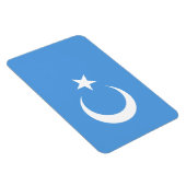 Ostturkestan Uyghur Flag Magnet (Rechte Seite)