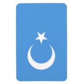 Ostturkestan Uyghur Flag Magnet (Vertikal)