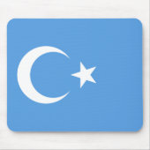 Ostturkestan Uyghur Flag Mousepad (Vorne)