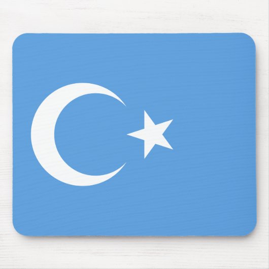 Ostturkestan Uyghur Flag Mousepad (Vorne)