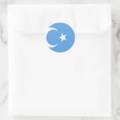 Ostturkestan Uyghur Flag Runder Aufkleber (Tasche)