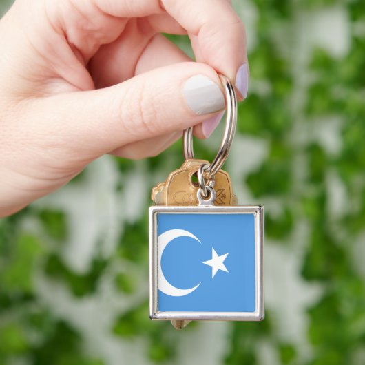 Ostturkestan Uyghur Flag Schlüsselanhänger (Hand)