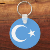 Ostturkestan Uyghur Flag Schlüsselanhänger (Vorderseite)