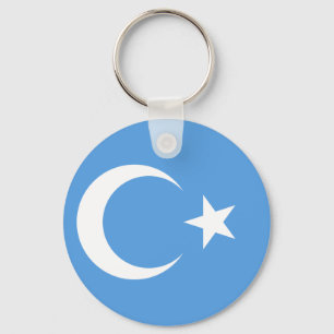 OstTurkestan Uyghur Flagge Schlüsselanhänger