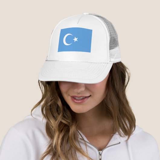 OstTurkestan Uyghur Flagge Truckerkappe (Beispiel)