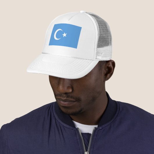 OstTurkestan Uyghur Flagge Truckerkappe (Beispiel)