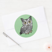 Ostuch-Schüssel (Graustufe) Runder Aufkleber (Umschlag)