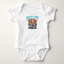 OSTVIBES Niedlich Osterhase Baby Strampler