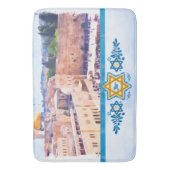Ostwall Tempel Berg Jerusalem Badematte (Vorderseite Vertikal)
