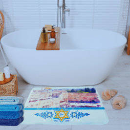 Ostwall Tempel Berg Jerusalem Badematte