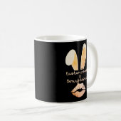 OSTWÜNSCHE & BUNNY KISSES Ostergeschenk Idee Kaffeetasse (VorderseiteRechts)