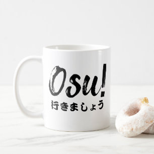 Osu! Lassen Sie uns weiße Maßstäbe setzen Kaffeetasse