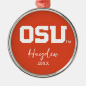 OSU ORNAMENT AUS METALL (Vorne)