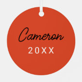 OSU ORNAMENT AUS METALL (Rückseite)