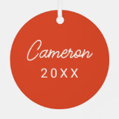 OSU ORNAMENT AUS METALL (Rückseite)