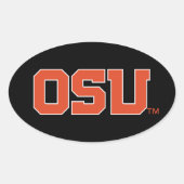 OSU OVALER AUFKLEBER (Vorderseite)