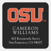 OSU QUADRATISCHER AUFKLEBER (Vorderseite)