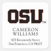 OSU QUADRATISCHER AUFKLEBER (Vorderseite)