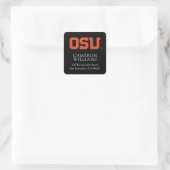 OSU QUADRATISCHER AUFKLEBER (Tasche)