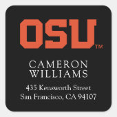 OSU QUADRATISCHER AUFKLEBER (Vorderseite)