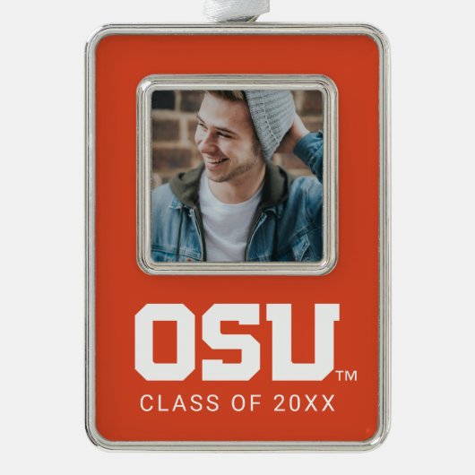 OSU Rahmen-Ornament SILBER (Vorderseite)