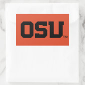 OSU RECHTECKIGER AUFKLEBER (Tasche)