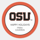 OSU RUNDER AUFKLEBER (Vorderseite)