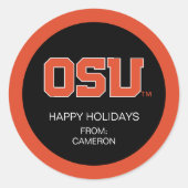 OSU RUNDER AUFKLEBER (Vorderseite)