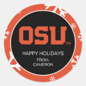 OSU RUNDER AUFKLEBER (Vorderseite)