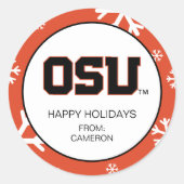 OSU RUNDER AUFKLEBER (Vorderseite)