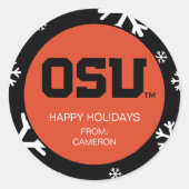 OSU RUNDER AUFKLEBER (Vorderseite)